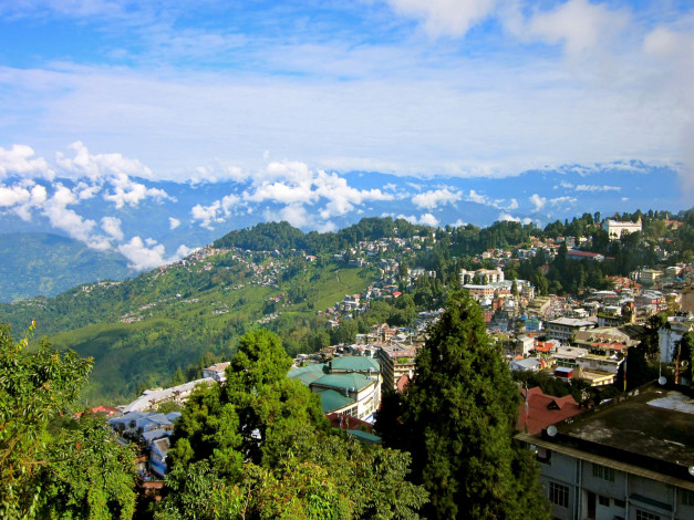 Обои картинки фото darjeeling, города, пейзажи, индия