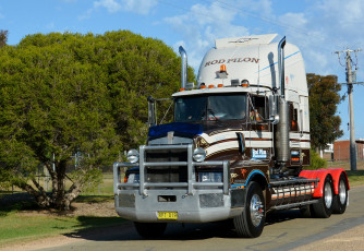 Картинка t600+kenworth автомобили kenworth тяжелый тягач седельный грузовик