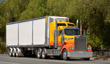 Картинка kenworth автомобили тягач седельный грузовик тяжелый