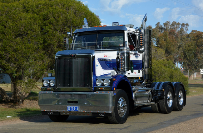 Обои картинки фото western star, автомобили, седельный, тягач, тяжелый, грузовик