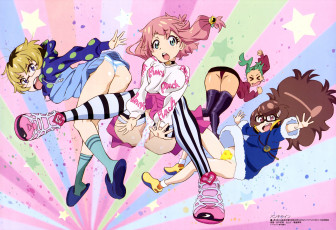 Картинка аниме unknown +другое punch line taniguchi hiromi narugino mikatan hikiotani ito daihatsu meika chichibu rabura