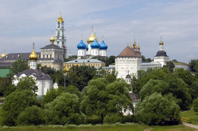 Обои картинки фото сергиев посад, города, - православные церкви,  монастыри, лавра, сергиев, посад