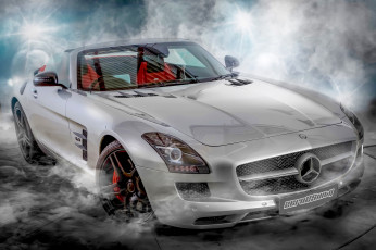 Картинка mercedes+benz+sls+6 3+amg+performance+edition автомобили mercedes-benz белый