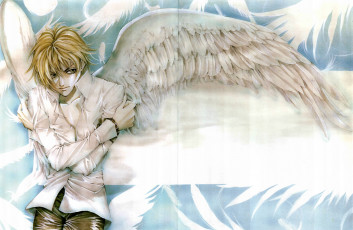 обоя аниме, angel sanctuary, ангел