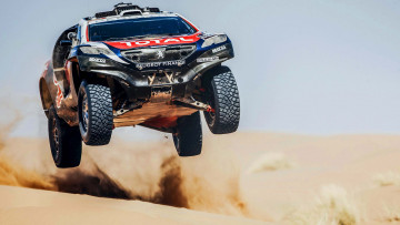 обоя peugeot 2008 dkr 2016, автомобили, peugeot, dkr, 2008, джип, ралли, 2016