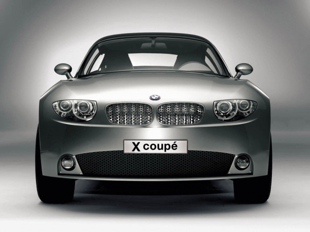 Обои картинки фото bmw x coupe concept 2001, автомобили, bmw, 2001, coupe, concept, x