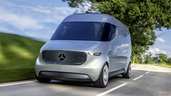 Обои картинки фото mercedes&, 8209, benz vision van concept 2016, автомобили, mercedes-benz, concept, mercedes, van, 2016, vision