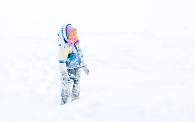 Обои картинки фото разное, дети, ребенок, куртка, снег