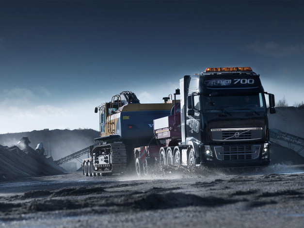 Обои картинки фото автомобили, volvo, trucks