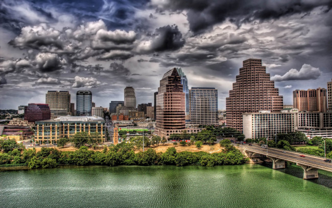 Обои картинки фото города, панорамы, austin, texas