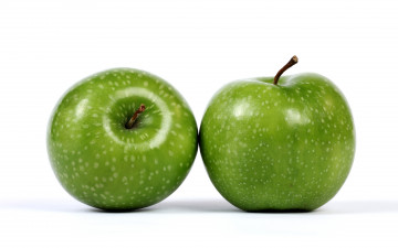 Картинка еда Яблоки зеленый