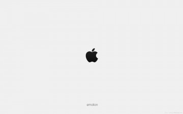 Картинка компьютеры apple яблоко логотип надпись белый фон силуэт