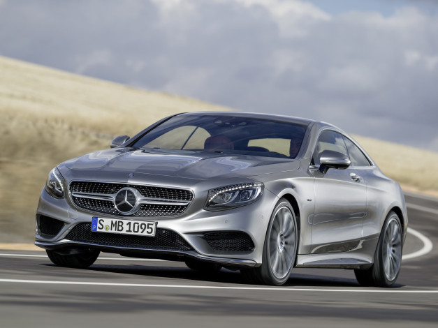 Обои картинки фото автомобили, mercedes-benz, coupe, edition, 1, amg, sports, package, 4matic, 2014, c217, s, 500