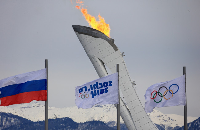 Обои картинки фото спорт, другое, сочи, огонь, олимпиада