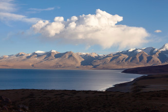 Картинка тибет +озеро+манасаровар природа реки озера горы паломничество кайлас озеро