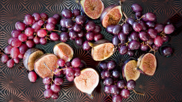 Картинка еда фрукты +ягоды виноград инжир
