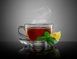 Картинка еда напитки +чай лимон чай