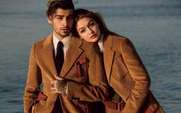 обоя gigi hadid,  zayn malik, разное, знаменитости, zayn, malik, gigi, hadid