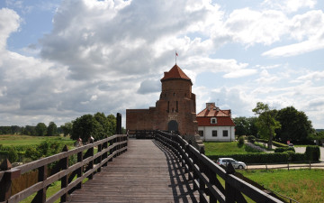 Картинка liw+castle poland города замки+польши liw castle