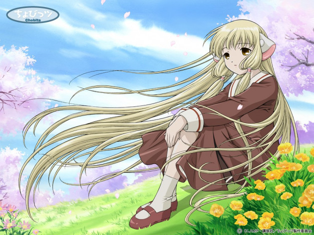 Обои картинки фото аниме, chobits