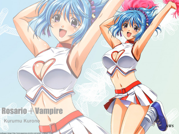 Обои картинки фото аниме, rosario, vampire