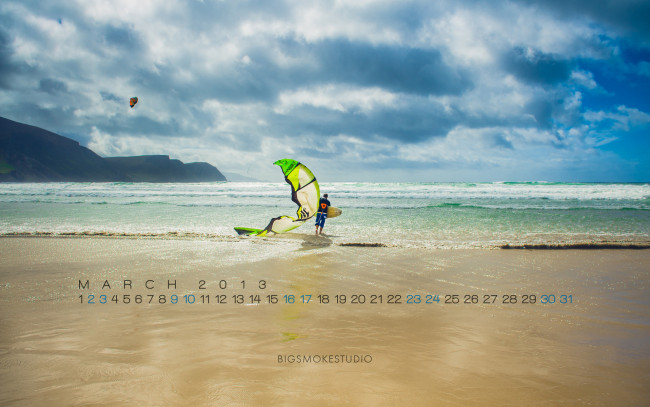 Обои картинки фото календари, спорт, пляж