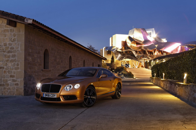 Обои картинки фото 2011, bentley, continental, gt, v8, автомобили