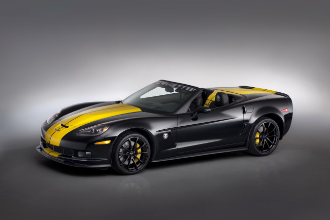 Обои картинки фото 2012, chevrolet, corvette, c6, 427, convertible, collector, edition, автомобили