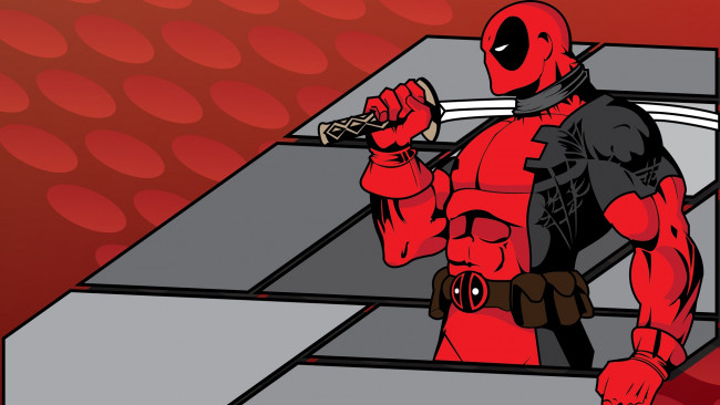 Обои картинки фото рисованное, комиксы, deadpool