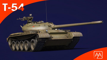 Картинка видео+игры мир+танков+ world+of+tanks т-54 ussr танк bigworld wargaming net