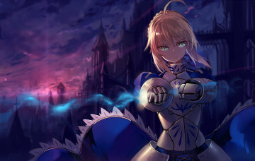 обоя аниме, fate, stay night, stay, night, saber, haraguroi, you