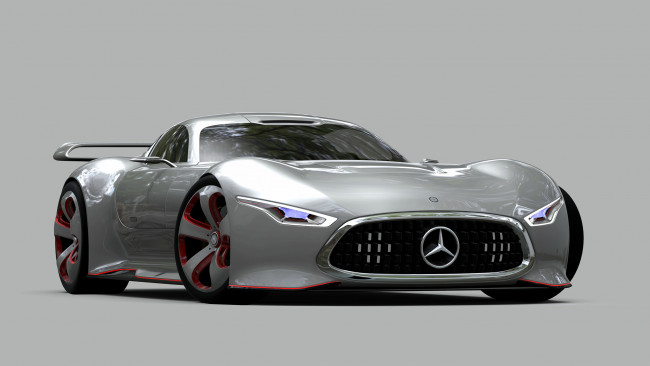 Обои картинки фото mercedes-benz amg vision gran turismo concept 201, автомобили, 3д, 201, concept, turismo, gran, vision, amg, mercedes-benz