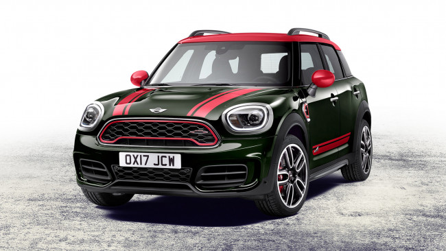 Обои картинки фото mini  john cooper works countryman all4 2018, автомобили, mini, cooper, all4, 2018, countryman, john, works