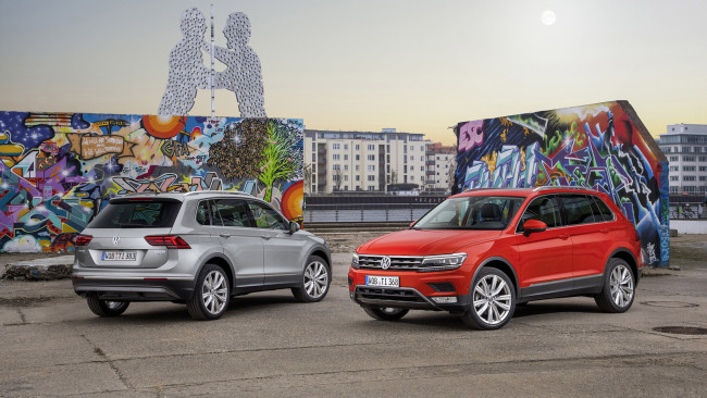 Обои картинки фото volkswagen tiguan 2, 0 tsi and 2, 0 tdi 2017, автомобили, выставки и уличные фото, tsi, tiguan, volkswagen, 2017, tdi, 2