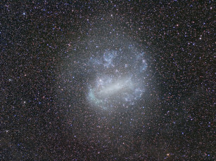 Картинка большое магелланово облако космос галактики туманности