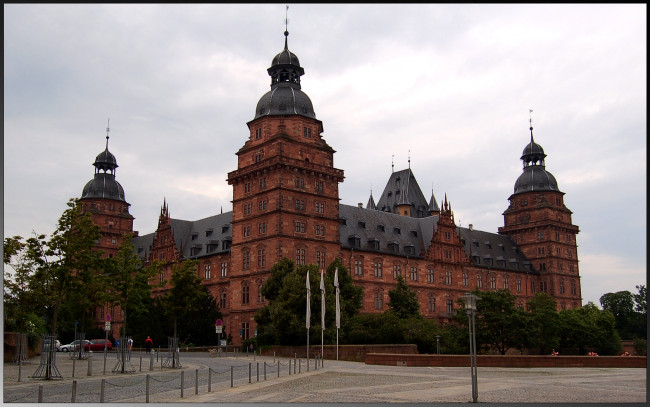 Обои картинки фото johannisberg, castle, aschaffenburg, города, дворцы, замки, крепости