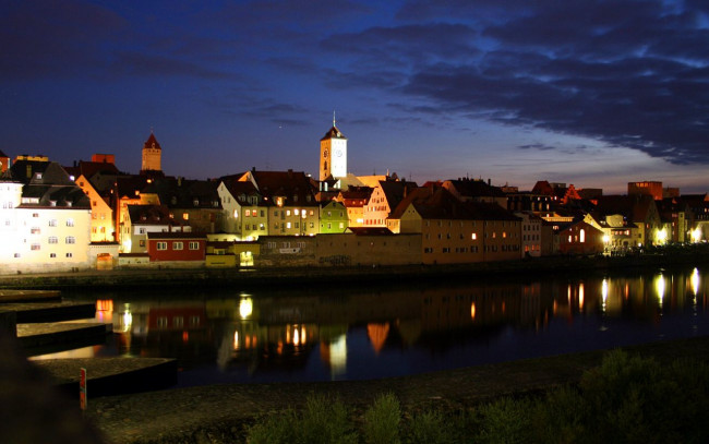 Обои картинки фото regensburg, germany, города, регенсбург, германия