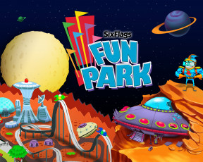 Картинка видео игры six flags fun park