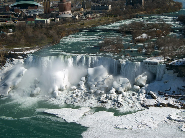 Обои картинки фото природа, водопады, niagara, falls, canada