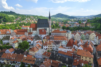 Картинка Чешски+крумлов+ Чехия города -+панорамы панорама