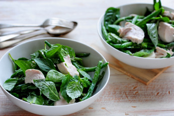 Картинка еда салаты +закуски зелень салат мясо
