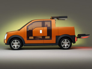 Картинка ford+24-7+pickup+concept+2000 автомобили ford оранжевый 2000 24-7 concept pickup