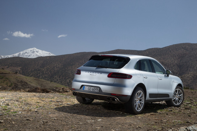 Обои картинки фото автомобили, porsche, 2014г, 95b, s, diesel, macan