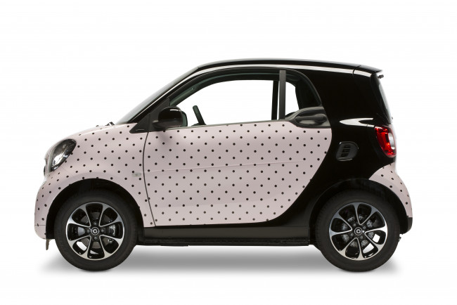 Обои картинки фото автомобили, smart, c453, customs, italia, by, garage, pinstripe, fortwo, 2016г