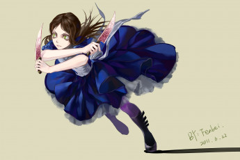 Картинка аниме alice+in+wonderland алиса