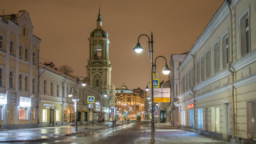 Картинка города москва+ россия ночь в москве пятницкая москва