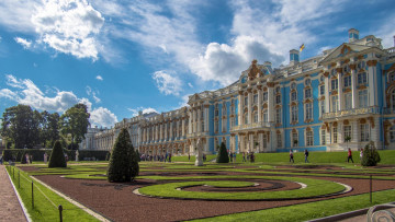 Картинка города санкт-петербург +петергоф+ россия st petersburg tsarskoye selo the catherine palace