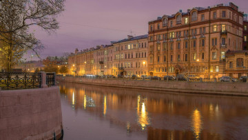 Картинка города санкт-петербург +петергоф+ россия the-moyka-river-st-petersburg