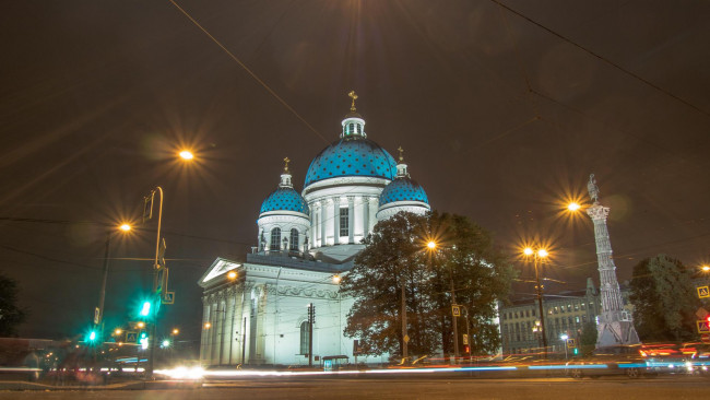 Обои картинки фото города, - православные церкви,  монастыри, trinity, cathedral, saint-petersburg