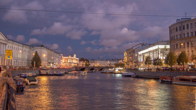 Обои картинки фото города, санкт-петербург,  петергоф , россия, saint-petersburg, fontanka, river